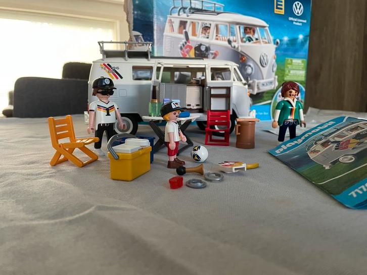Playmobil volkswagen T1 Bus EDEKA edition Fan Bus 71709, Kinderen en Baby's, Speelgoed | Playmobil, Gebruikt, Complete set, Ophalen