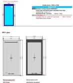 nieuw Schüco kozijn verkeerd maat geleverd 1000 x 2190, Doe-het-zelf en Verbouw, Kozijnen en Schuifpuien, 75 tot 150 cm, Kunststof