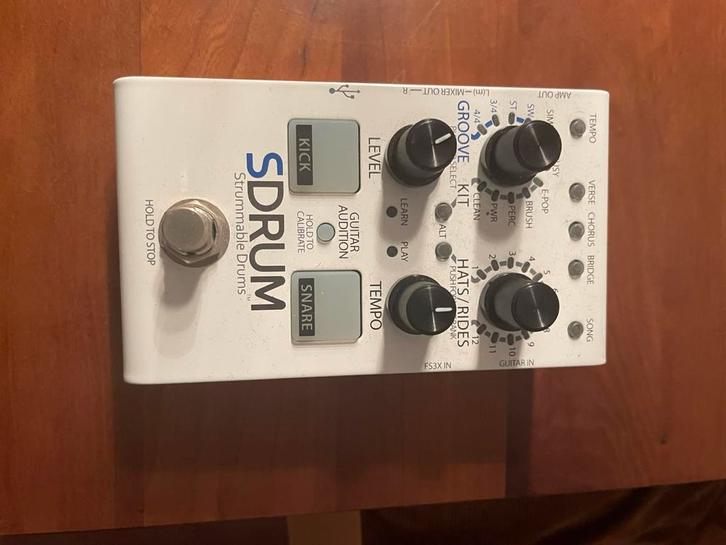 Digitech Sdrum met FS3x footswitch., Muziek en Instrumenten, Effecten, Zo goed als nieuw, Ophalen of Verzenden
