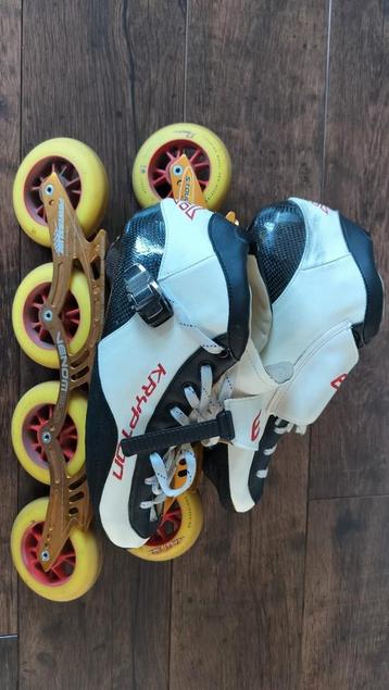Skeelers Evo schoen, powerslide onderstel. maat 44 beschikbaar voor biedingen