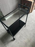 Trolley met glasplaat, Ophalen, Met plank(en), 50 tot 100 cm, Zo goed als nieuw
