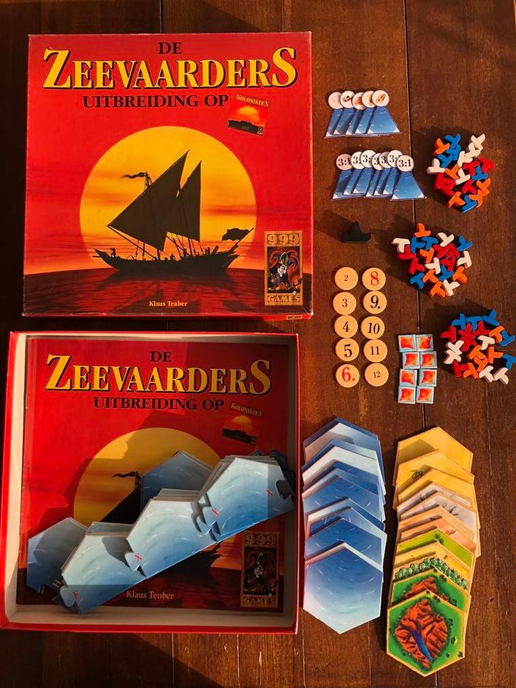 Zeevaarders uitbreiding op basisspel Kolonisten van Catan, Hobby en Vrije tijd, Gezelschapsspellen | Bordspellen, Zo goed als nieuw