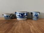 3 Keulse potten, Antiek en Kunst, Antiek | Porselein, Ophalen of Verzenden
