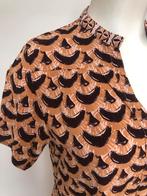 Jaase Batik rayon bruin beige top l, Beige, Maat 42/44 (L), Ophalen of Verzenden, Zo goed als nieuw