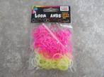 NIEUW 200 rose en geel loom bandjes 5 zakjes voor 10,00, Ophalen of Verzenden, Nieuw, Knutselen