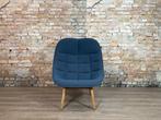 Hay Uchiwa blauw bij TheReSales, Huis en Inrichting, Fauteuils, Hout, 75 tot 100 cm, Ophalen of Verzenden, Zo goed als nieuw