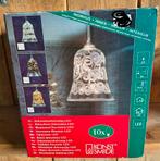 Kerstverlichting glazen klok met goudkleurige versiering, Diversen, Kerst, Ophalen of Verzenden