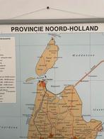 Kaart provincie Noord-Holland, Boeken, Ophalen of Verzenden, 1800 tot 2000, Nederland, Landkaart