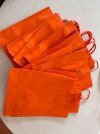 25 oranje papieren tassen voor bijv Koningsdag, Nieuw, Ophalen of Verzenden