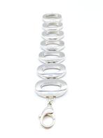 Zware zilveren design schakelarmband, 20 cm, 69 gram., Sieraden, Tassen en Uiterlijk, Armbanden, Info@zilverwebsite.nl, Verzenden