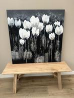 Olieverf schilderij 100x100 cm, Antiek en Kunst, Kunst | Schilderijen | Abstract, Ophalen