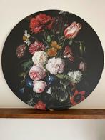 Stilleven bloemen De Heem - Dibond 90cm, Ophalen of Verzenden