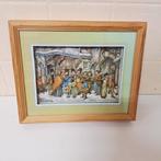 Anton Pieck 3D Schilderijtje / Vintage, Minder dan 50 cm, Gebruikt, -, -