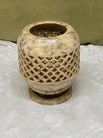 Waxinelichthouder, wierookhouder (160323), Overige materialen, Beige, Ophalen of Verzenden, Zo goed als nieuw