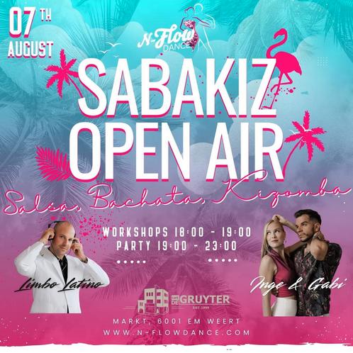 SaBaKiz Open Air, Weert, Sport en Fitness, Dansen, Nieuw, Overige typen, Ophalen