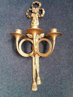 Louis XVI wandkandelaar - verguld brons, Ophalen of Verzenden, Brons