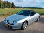 Alfa Romeo Spider zwart momo lederen bekleding, Auto's, Voorwielaandrijving, Elektrische ramen, Zwart, 4 cilinders