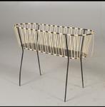 Vintage planten bak op String pootjes, jaren 60 Zweden, Gebruikt, Binnen, Minder dan 60 cm, Ophalen of Verzenden