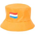 Oranje vissershoed - Bucket hat - Koningsdag - NIEUW, Nieuw, One size fits all, Ophalen of Verzenden, Hoed
