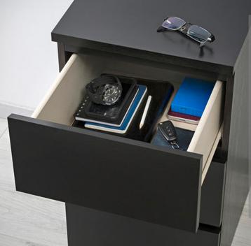 Ikea Malm ladekast - Zwartbruin - afbeelding 3