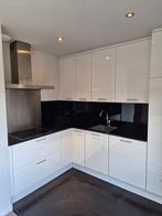 Hoekkeuken hoogglans wit, Huis en Inrichting, Keuken | Complete keukens, Ophalen of Verzenden, Gebruikt, Wit, Hoekkeuken