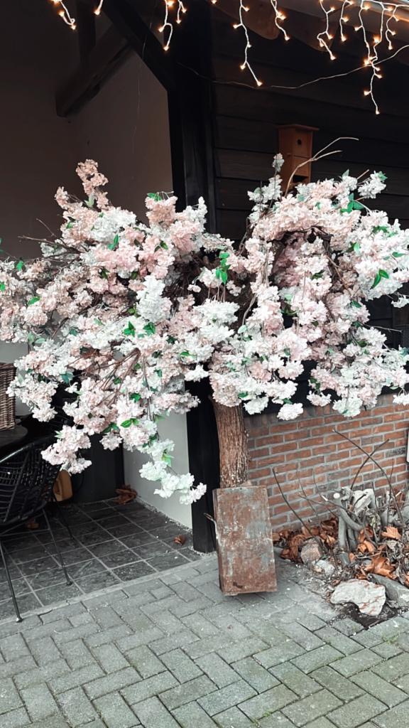 Gave grote bloesemboom, Huis en Inrichting, Woonaccessoires | Kunstplanten en Kunstbloemen, Gebruikt, Ophalen