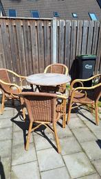 Terras set stapelbaar met beschermhoes, Tuin en Terras, Tuinsets en Loungesets, Ophalen, Gebruikt