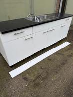 Bruynzeel keukenblok, Huis en Inrichting, Ophalen, Gebruikt, Wit, Enkelwandige keuken