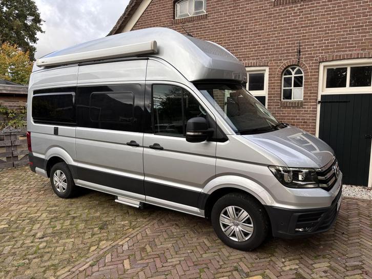 Volkswagen Grand California 600 - Automaat -dwars + bovenbed, Caravans en Kamperen, Campers, Bedrijf, tot en met 4, Buscamper of Camperbus