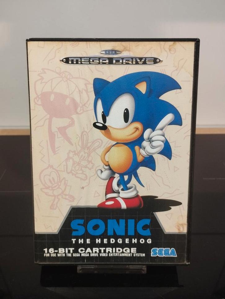 Sonic the Hedgehog - Mega Drive - Compleet!, Spelcomputers en Games, Games | Sega, Gebruikt, Mega Drive, 1 speler, Vanaf 3 jaar