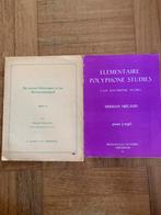 Muziekboeken: Harmoniumspel & Polyphone Studies, Gebruikt, Klassiek, Les of Cursus, Ophalen of Verzenden