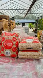 JASO Houtpellets 30 zakken a 15 kg €200,-, Tuin en Terras, Haardhout, Minder dan 3 m³, Ophalen, Overige houtsoorten, Blokken