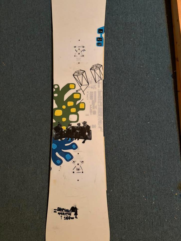Burton Operator 160w, Sport en Fitness, Snowboarden, Gebruikt, Board, Ophalen of Verzenden