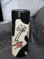 grote hand geschilderde vaas thomas buxo  jaren 50, Antiek en Kunst, Ophalen