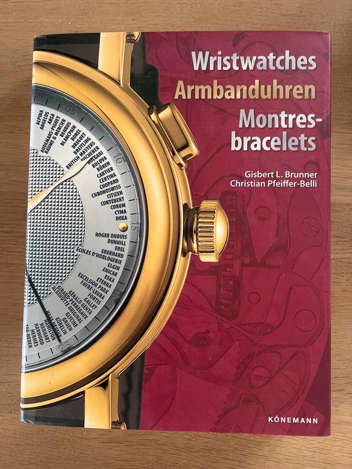 Boek over Horloges - Gisbert L. Brunner, Sieraden, Tassen en Uiterlijk, Horloges | Heren, Ophalen of Verzenden