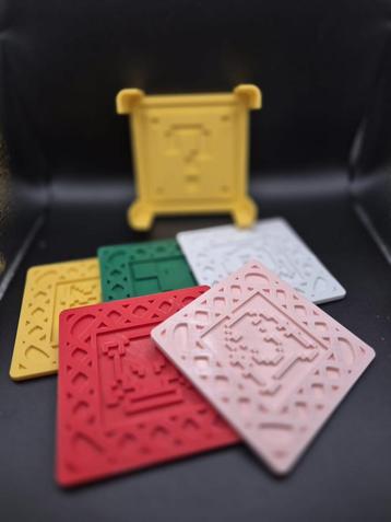 Retro game onderzetters set van 5 beschikbaar voor biedingen