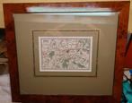 Breda Noord Brabant kaart ~1840, hand gekleurd, Antiek en Kunst, Ophalen of Verzenden