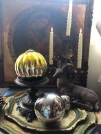 Heksenbal Goudgeel  bol  - oa  decoratie Kerst, Antiek en Kunst, Curiosa en Brocante, Ophalen of Verzenden