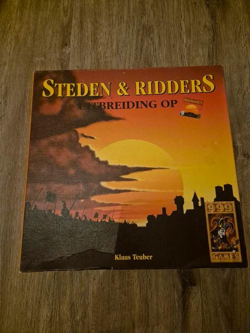 Steden & ridders uitbreiding Kolonisten + 5/6 spelers hout, Hobby en Vrije tijd, Gezelschapsspellen | Bordspellen, Gebruikt, Een of twee spelers