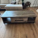 Mooie industriele Salontafel met la, Huis en Inrichting, Tafels | Salontafels, Ophalen, Gebruikt, 100 tot 150 cm, 50 tot 100 cm