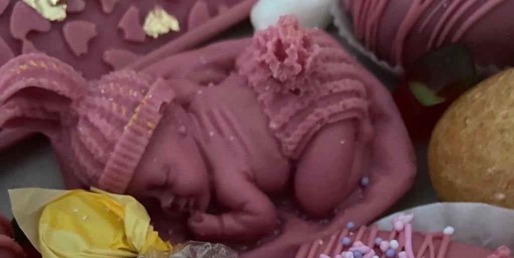 Baby mold its a girl boy mall chocolade vorm, Hobby en Vrije tijd, Taarten en Cupcakes maken, Ophalen of Verzenden, Gebruikt, Taarten of Cupcakes