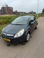 Opel Corsa 1.0 12V 3D 2009 Blauw, Auto's, Voorwielaandrijving, Blauw, Handgeschakeld, Grijs