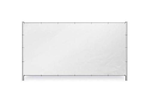 Wit bouwhekzeil 176x341cm 150gr/m² | Rondom op 50cm voorzien, Doe-het-zelf en Verbouw, Zeil en Folie, Nieuw, Folie, Ophalen