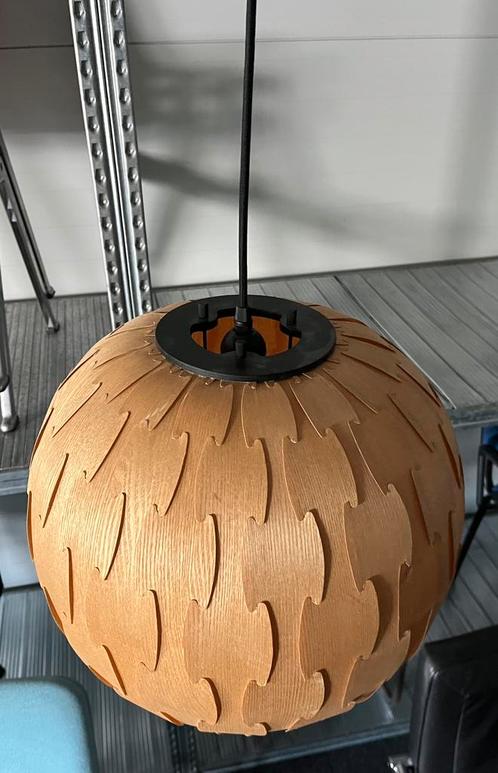 Dutchbone lamp, Huis en Inrichting, Lampen | Hanglampen, Zo goed als nieuw, Minder dan 50 cm, Hout, Ophalen