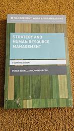 Strategy and Human Resource Management, Peter Boxall, Ophalen of Verzenden, Zo goed als nieuw, WO