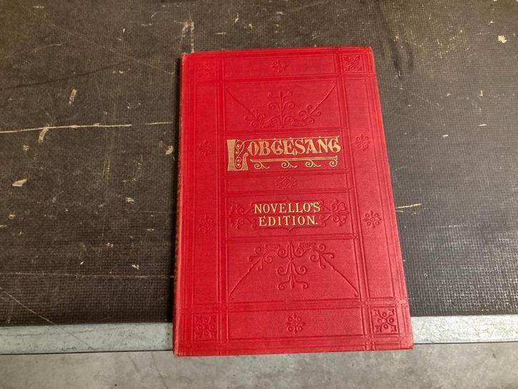 Mendelssohn cantate lobgesang (1905), Antiek en Kunst, Antiek | Boeken en Bijbels, Ophalen