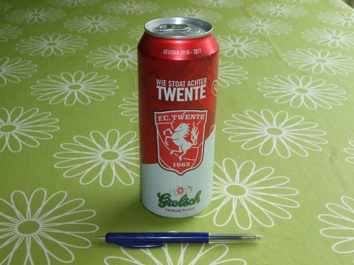 Blik FC Twente seizoen 2010 - 2011 Wie stoat achter Twente, Verzamelen, Sportartikelen en Voetbal, Zo goed als nieuw, Overige typen