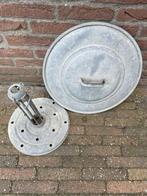 zink ton deksel en weckketel inzet element brocante, Antiek en Kunst, Ophalen of Verzenden