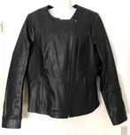 Zwart leren jasje maat 44[dmv], Kleding | Dames, Jasjes, Kostuums en Pakken, Zwart, Maat 42/44 (L), Ophalen of Verzenden, Zo goed als nieuw
