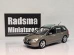 Peugeot 307sw - Panodak - antracietbruin - 1:43 Norev, Hobby en Vrije tijd, Modelauto's | 1:43, Auto, Norev, Ophalen of Verzenden